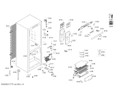 Схема №1 KGN33NL20U с изображением Дверь морозильной камеры для холодильника Bosch 00771188