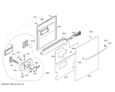 Схема №3 SHX43C02UC Bosch с изображением Панель управления для посудомоечной машины Bosch 00431745