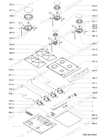 Схема №1 HBG13S1 (F091797) с изображением Инструкция по эксплуатации для духового шкафа Indesit C00358057