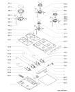 Схема №1 HBG13S1 (F091797) с изображением Инструкция по эксплуатации для духового шкафа Indesit C00358057