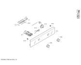 Схема №1 HBN301E6T с изображением Панель управления для духового шкафа Bosch 11002404