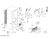 Схема №2 KGN34X43 с изображением Дверь морозильной камеры для холодильника Bosch 00684202