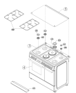 Схема №3 KK92202HW (354964) с изображением Обшивка для духового шкафа Gorenje 370149