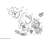 Схема №2 WTA3003AU Maxx WTA3003 с изображением Опорная рама барабана для сушильной машины Bosch 00475971