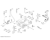 Схема №5 VVD64N08EU с изображением Передняя панель для посудомоечной машины Bosch 00743080