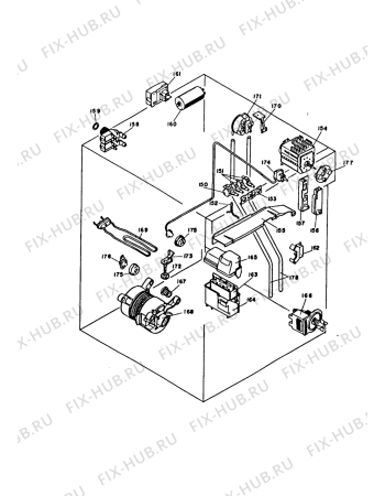 Взрыв-схема стиральной машины Zanussi ZC834S - Схема узла Section 5