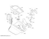 Схема №3 BGS52242 Bosch Relaxx'x animal с изображением Крышка для электропылесоса Bosch 00657357