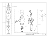 Схема №1 FRULL.S/MACINACAFFE' MIGROS с изображением Элемент корпуса для кофеварки (кофемашины) ARIETE AT6016008830