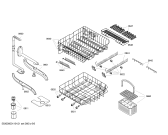Схема №3 SGV53E33EU с изображением Набор кнопок для посудомоечной машины Bosch 00601414
