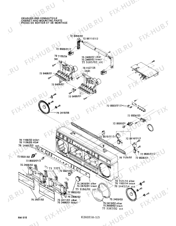 Схема №5 RM8185 с изображением Шестерня для аудиотехники Siemens 00728567