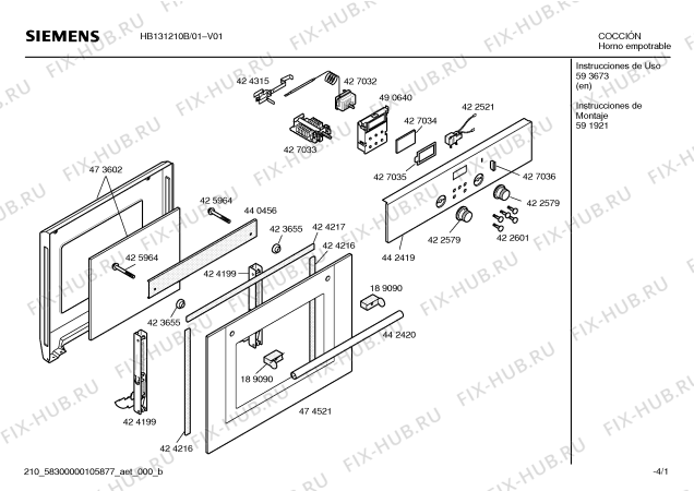 Схема №2 HB110210 Voelkel с изображением Внешняя дверь для плиты (духовки) Siemens 00474521
