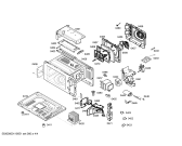 Схема №3 3WG2434 с изображением Нагревательный элемент гриля для микроволновки Bosch 00266946