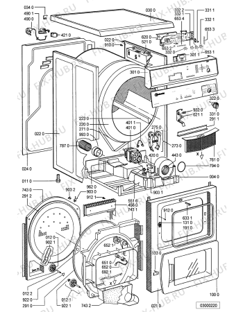 Схема №1 TRA 5350 с изображением Обшивка для сушильной машины Whirlpool 481245219963