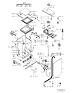 Схема №1 AWF 505-1/IG с изображением Декоративная панель для стиралки Whirlpool 481945328088