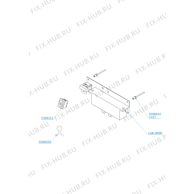 Запчасть для холодильника Electrolux 1053101802 в гипермаркете Fix-Hub