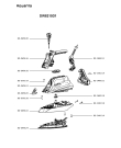 Схема №1 DW8215D1 с изображением Покрытие для утюга (парогенератора) Rowenta RS-DW0622