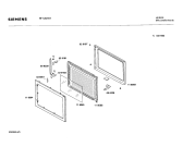 Схема №2 HF1202 с изображением Дверь для микроволновки Siemens 00118069