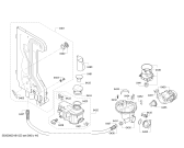 Схема №5 SME53M10EU с изображением Передняя панель для посудомойки Bosch 00705744