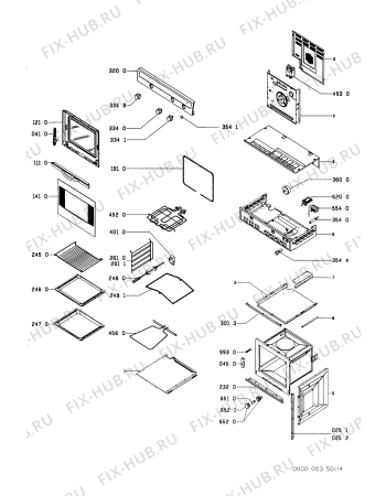 Схема №1 AKP 503/IX с изображением Переключатель для плиты (духовки) Whirlpool 481941128938