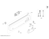 Схема №4 SMS50D52EU SilencePlus с изображением Панель управления для посудомойки Bosch 00742170