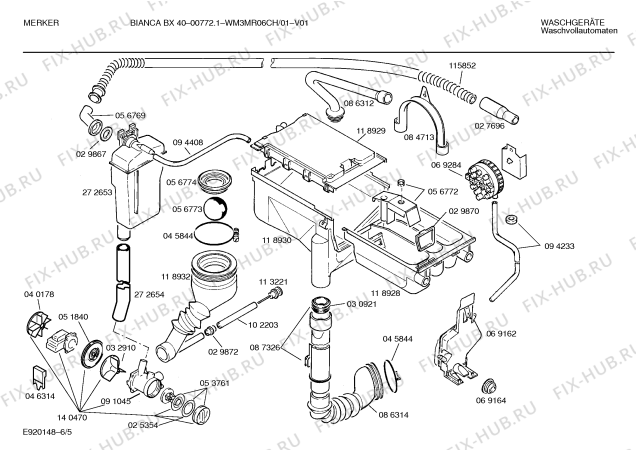 Схема №2 CW14600 CW1460 с изображением Индикатор для стиралки Bosch 00029879