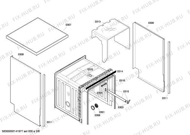 Схема №6 SGS53E92TC с изображением Проточный нагреватель для посудомойки Bosch 00648752