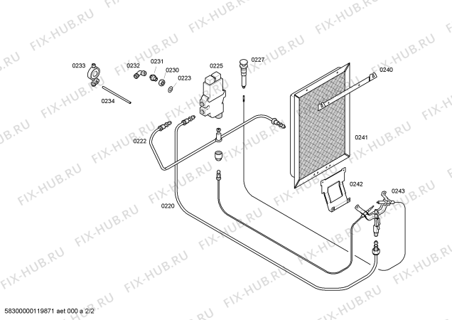 Схема №2 5DCMIXCUK Superser с изображением Вентиляционная решетка для электрообогревателя Bosch 00218580