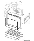 Схема №3 BS630332IM с изображением Модуль (плата управления) для плиты (духовки) Aeg 982140044415301