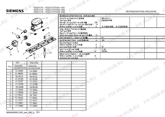 Схема №1 KG21V75TI с изображением Дверь для холодильной камеры Siemens 00242704