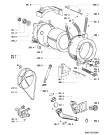 Схема №1 AWP 092 с изображением Клавиша для стиралки Whirlpool 481241259009