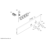 Схема №5 CF210250 с изображением Панель управления для электропечи Bosch 00671701
