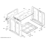 Схема №4 HEB33D350 с изображением Фронтальное стекло для электропечи Bosch 00688480