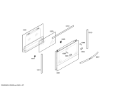 Схема №2 B16H2A0 с изображением Внешняя дверь для плиты (духовки) Bosch 00448121