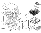 Схема №3 LVTI1478 (F038569) с изображением Диспенсер для электропосудомоечной машины Indesit C00119893