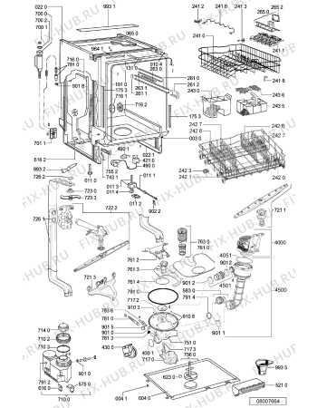 Схема №1 ADG 696 WH с изображением Диод для электропосудомоечной машины Whirlpool 481238128109