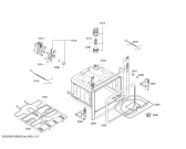 Схема №3 HBA21B150E Horno bosch indep.multif.inox.avisador с изображением Передняя часть корпуса для плиты (духовки) Bosch 00679087