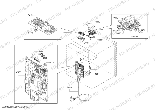 Схема №3 HRG8769C6 с изображением Инструкция по эксплуатации для плиты (духовки) Bosch 18037905
