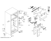 Схема №3 P1KNT3620B с изображением Дверь для холодильной камеры Bosch 00248954