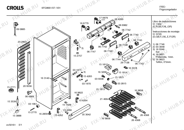 Схема №1 KG32S72 с изображением Терморегулятор для холодильника Bosch 00170979