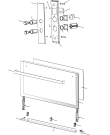Схема №3 DOMFPS62 с изображением Часть корпуса для плиты (духовки) DELONGHI 30122.1