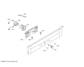 Схема №4 B15E52N3GB с изображением Панель управления для духового шкафа Bosch 00743052