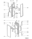 Схема №6 ARG 499/G/WP с изображением Дверка для холодильника Whirlpool 481944268152