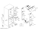 Схема №3 KGN49A46 с изображением Дверь для холодильника Bosch 00247818
