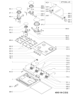 Схема №1 AKR 351/IX с изображением Трубка подачи газа для электропечи Whirlpool 481010432966