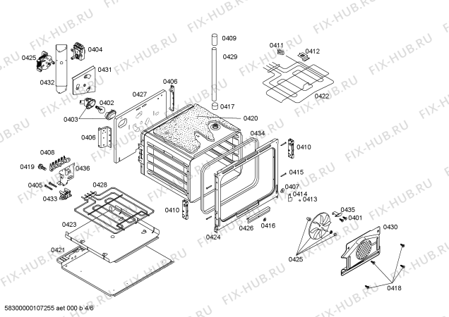 Схема №3 HSN972MEU с изображением Ручка управления духовкой для плиты (духовки) Bosch 00418606