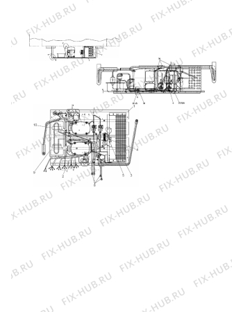 Взрыв-схема холодильника Carrier PREMOR2085G (DIXELL) - Схема узла Cooling system 017