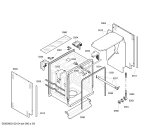 Схема №5 SGI58M04EU с изображением Передняя панель для электропосудомоечной машины Bosch 00660233