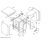 Схема №1 SGS47M22EU Silence VarioFlex с изображением Набор кнопок для посудомоечной машины Bosch 00425800