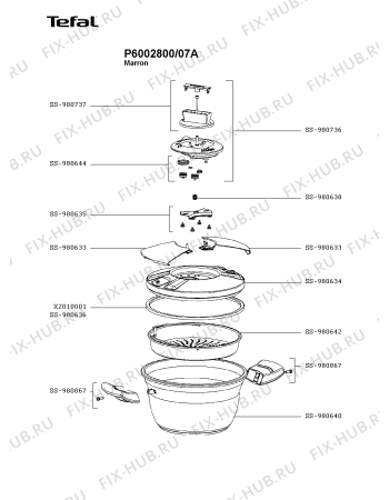 Схема №1 P6002800/07A с изображением Сотейника Tefal SS-980867