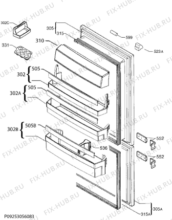 Схема №4 SCT81800S1 с изображением Блок управления для холодильной камеры Aeg 973925501001003